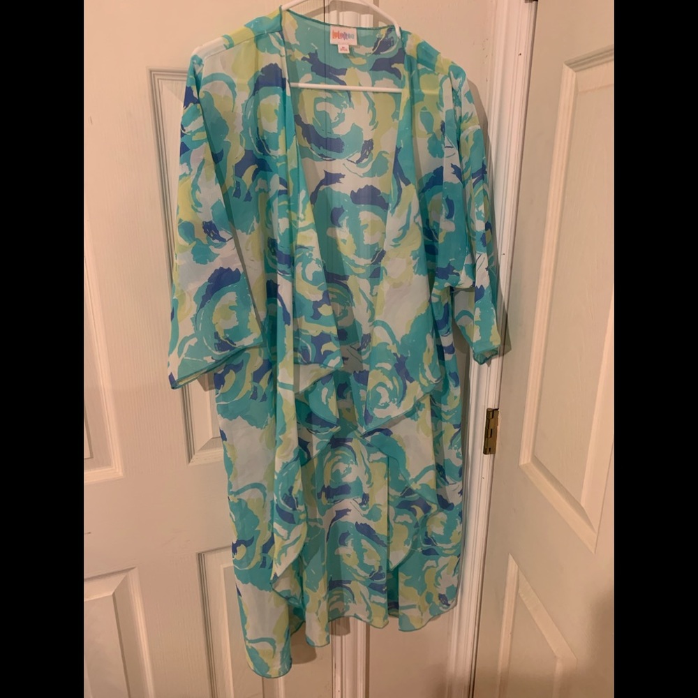 NWOT lularoe overlay cardigan/cover up